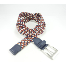 Elastic Braided Belt of Metal Buckle